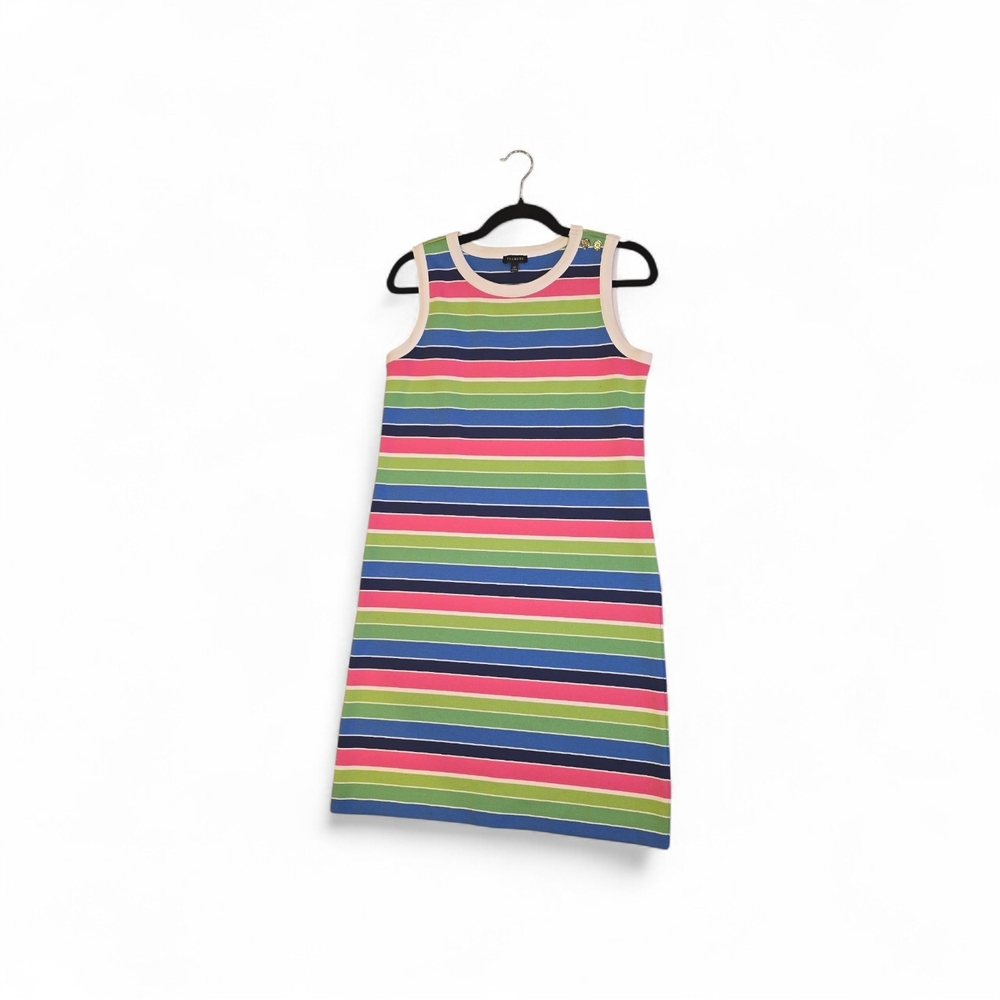 Talbots Multicolor Striped Midi Dress. SIZE XS.
